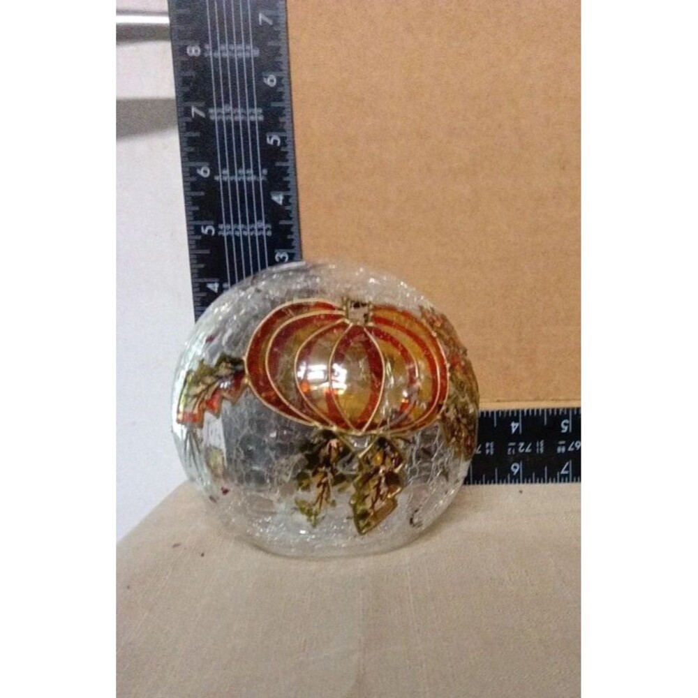 Lighted Fall Globe - Picture 3 of 3